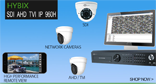 Cortex® SDI (Serial Digital Interface) hybrid 4 in one security DVR/NVRs