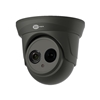 5MP AHD Gray Turret Dome Security Camera with 2.8mm wide angle Lens from the 4-in-1 CCTV Medallion Series 