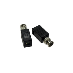 Passive-Baluns Connects BNC Coax-Cable to a pair of-bare wires CCTV video baluns, UTP baluns, UTP video baluns, baluns, video baluns,video transceivers,video receivers,active, passive,balances,impedance,un-equal cables,audio/video transceiver,video balun with serial data filter,active amplified hub,signal filter,receiver/amplifier,audio/video balun receiver,audio/video balun transmitter