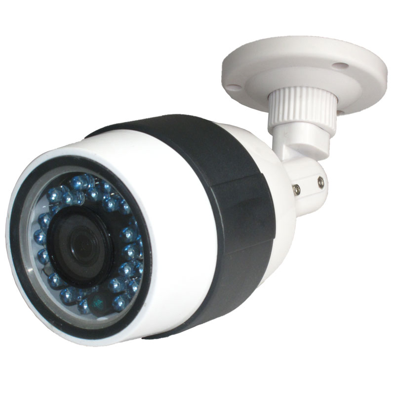Front view 1080p hybrid 4 way Outdoor Bullet Camera with Metal (Aluminum) housing CCTV Camera