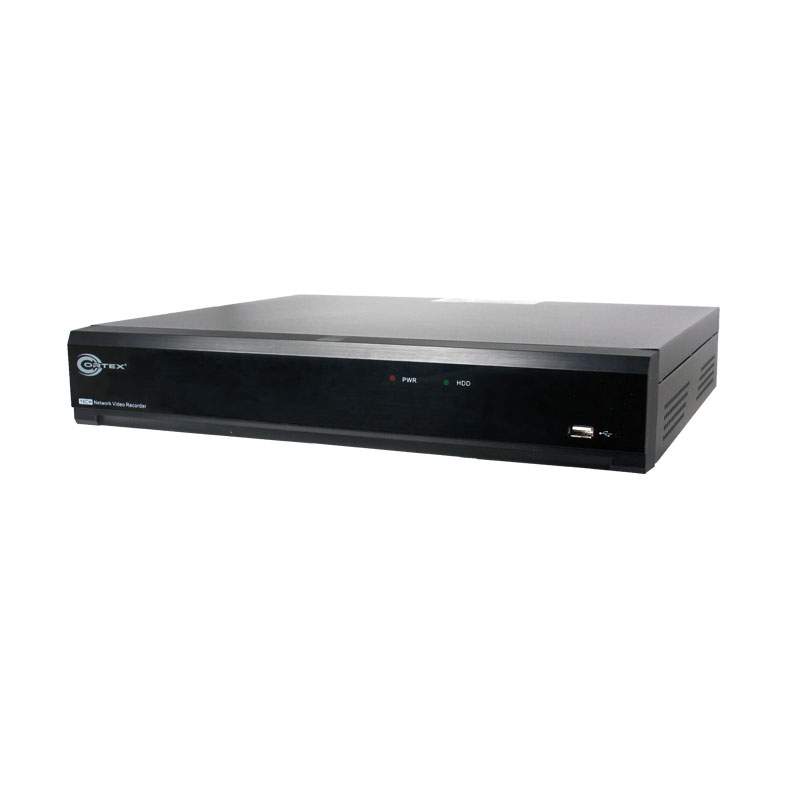 16ch 16 Poe 4K NVR H.265 with 4 HDD Bays