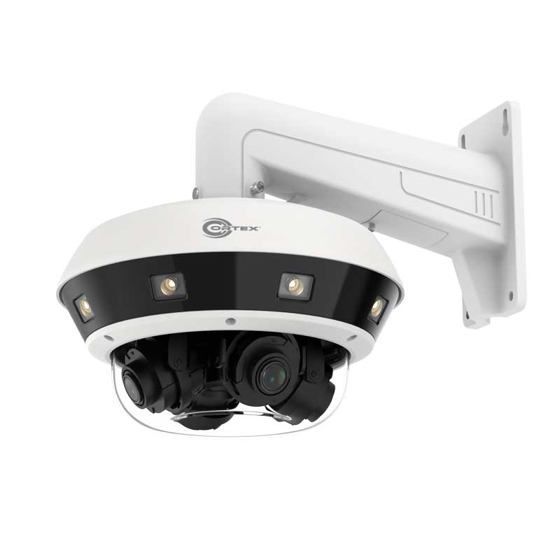 COR-IP32DVA 8MP Cortex Medallion IP Infrared Turret Security Camera with Triple Stream, 8MP camera WDR, alarm trigger and 2.8-12mm Motorized Zoom auto focus