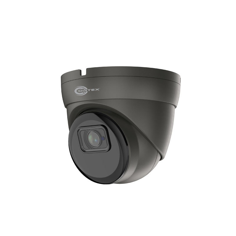 Medallion 8MP IP gray model camera Outdoor IR Turret Dome Network Camera with 2160p UHD resolution