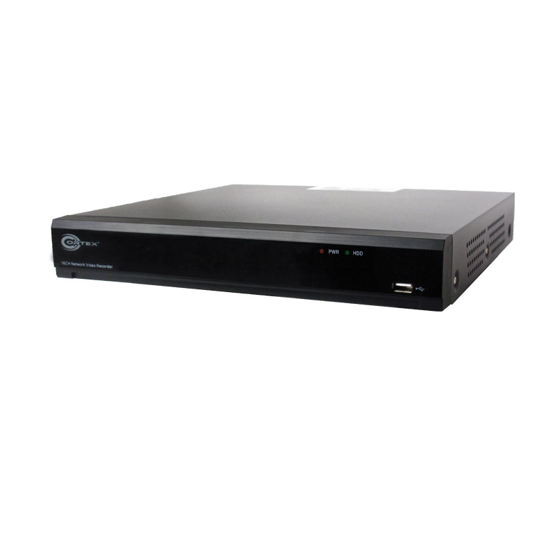 Medallion 16 Channel 16 Poe 4K NVR H.265 with Modern Intuitive GUI  Simultaneous HDMI and VGA Output