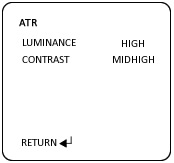 menu options for the OSD for IPS-553HD full size security camera