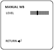 menu options for the OSD for IPS-553HD full size security camera