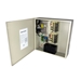 UL listed wall mount power supply COR-PS16DCB with battery backup is housed in a metal cabinet. It has sixteen individually fused outputs and a status LED
