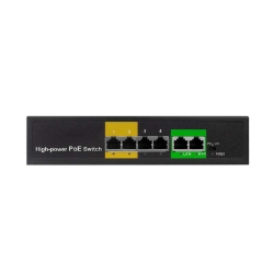  COR-POE4 4 Port 100M  PoE Ethernet Switch with Maximun power distance with CAT5 UTP; 100 meters