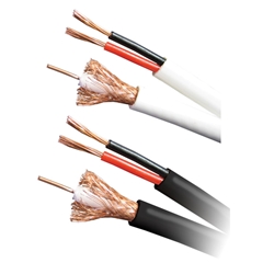 500 Ft RG59 18/2 Siamese 95% CCA bulk cable (Black) RG59, RG-59, siamese cable,cctv cables, cctv cable, security camera cables, security camera cable, bnc cables, bnc cable