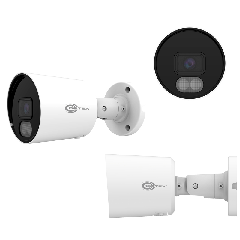 5MP 4-IN-1 COLORMAX DUAL LIGHTING 2.8MM LENS BULLET / AHD / TVI / CVI / 960H WITH AUDIO OVER COAX - COR-H5BF