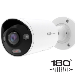 8MP (4K) Single Lens 180° Panoramic IP Bullet Camera with ColorMAX Active Deterrence and AI 180° panoramic lens, 4k Bullet network cameras, 4k Cortex camera, Medallion cameras, Medallion Varifocal cameras, Medallion megapixel, Medallion  cameras, Medallion Varifocal cameras, Medallion megapixel ,Medallion 4K, Medallion 5MP, Medallion AHD/TVI ,Medallion series network, ip camera, ip security camera, ip security cameras, ip surveillance camera, ip surveillance cameras, ip cctv, video server, cctv video server