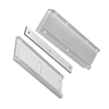 Aluminum U-Bracket kit for Glass Doors