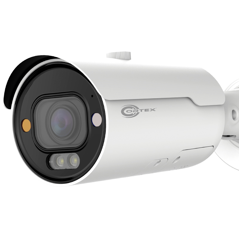 IP4BVU - Cortex Medallion 4MP ColorMax 24/7 Color Ultra Low Light IP Network Bullet Camera with 3-10mm Motorized Varifocal and Advanced AI