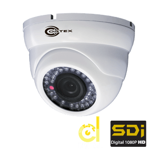 Fix Focus SDI Dome Security Camera with Wide Dynamic Range