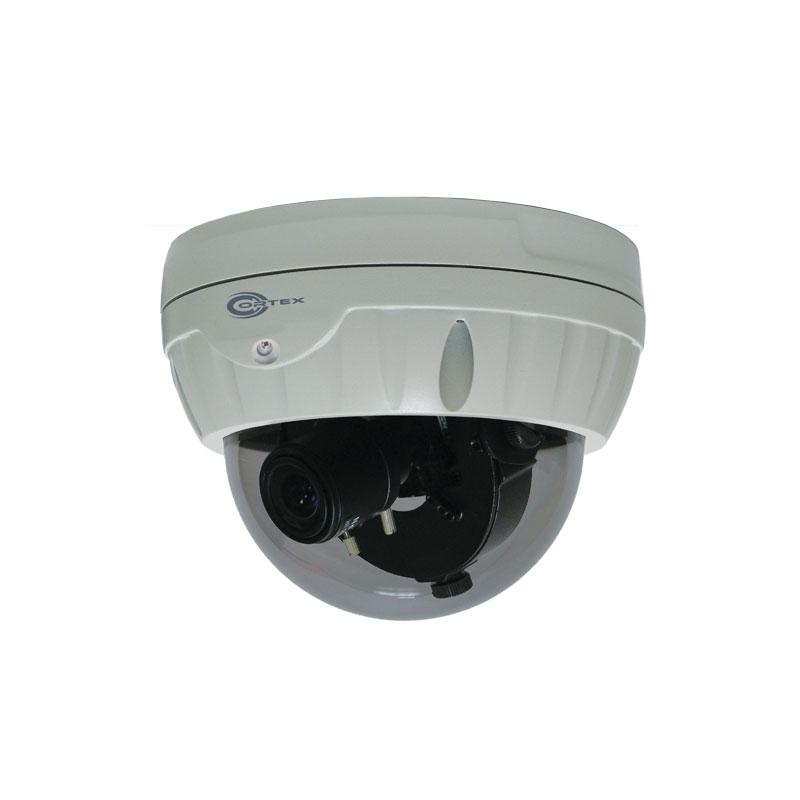 The HF77DPS high intensity IR LED lets this dome operate in complete darkness with no glare or infrared reflections