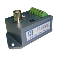 Single Channel Active UTP Video Receiver Single Channel, Active, UTP, Video Receiver.